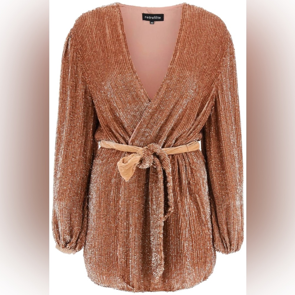 Retrofete Shimmering Bronze Robe - Picture 11 of 13